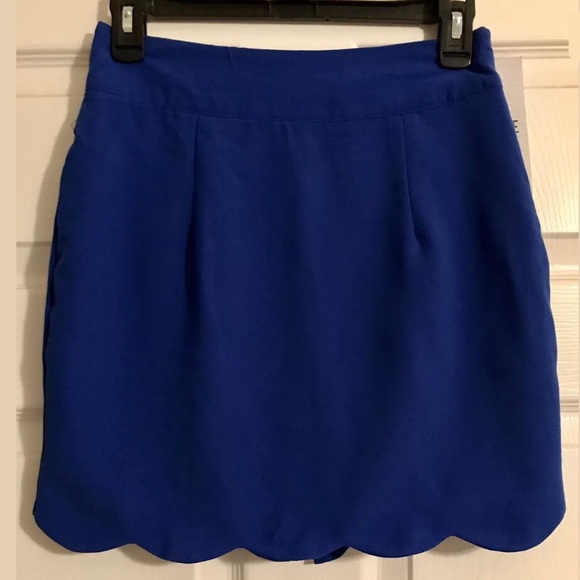 HYFVE Dresses & Skirts - Blue Skirt Scallop Size Small S HYFVE Game Day
